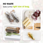 11" x 75' & 8" x 75' Food Vacuum Sealer Bags, 2 Rolls with Cutter Dispenser - Image 5
