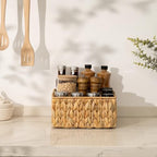 StorageWorks Wicker Silverware Organizer, Utensil Caddy for Parties - Image 6