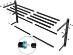 Matte Black 32 InchTowel Racks for Bathroom, VOTZAAQ Black Towel Shelf with Double Towel Bar, 3 Tier Stainless Steel Towel Storage, Bath Towel Holder Wall Mounted - Image 6