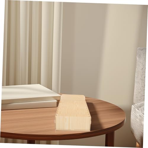 Wooden Multi Compartment Mail Organizer for Invoices Receipts and Bills - Image 5