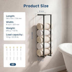 Bathroom Towel Rack,28" Towel Rack for Bathroom Organizer - Image 2