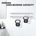 Alise 32 inch Double Towel Bar for Bathroom Wall Mounted, Brushed Nickel - Image 6