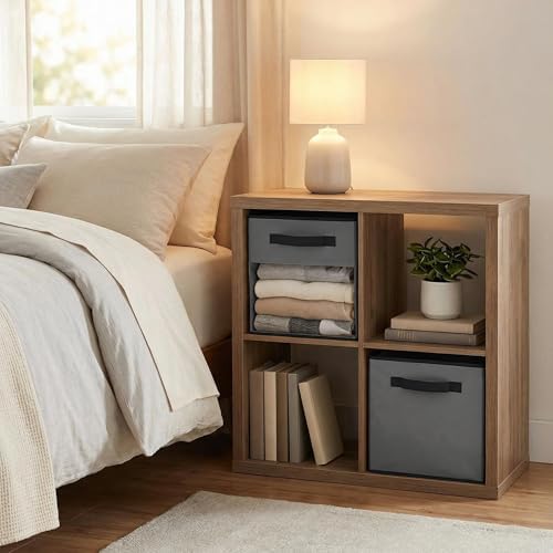 DECOMOMO Storage Bins, Cube Storage Bin with Window - Image 6