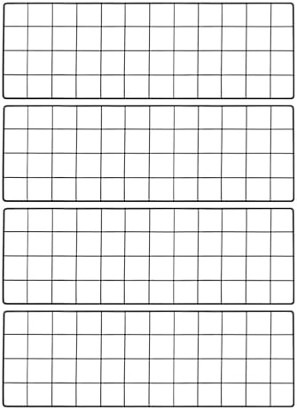 PATIKIL Wall Grid Panel Metal Wire Photo 24x8 Black 4Pcs by PATIKIL