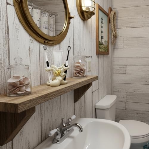 5 Inch Gold Octopus Toothbrush Holder, Ocean Bathroom Decor - Image 6