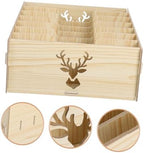 Desktop Storage Organizer Wood File Shelf for Office and Home - Image 7