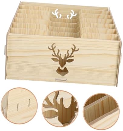 Desktop Storage Organizer Wood File Shelf for Office and Home - Image 7