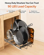 Under Cabinet Pull Out Pots and Pans Organizer - Image 3