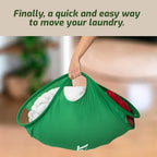 Laundry Turtle Collapsible Laundry Basket for Washer & Dryer (Green, Small) - Image 3