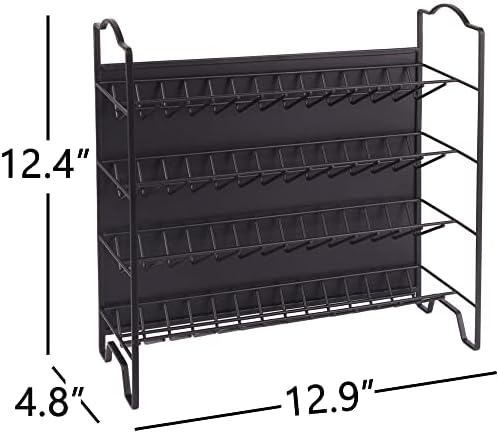 SWOMMOLY 4 Tier Magnetic Spice Rack Organizer with 28 Spice Jars - Image 6