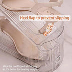 shoe slots organizer, Clear Shoe Stacker, Adjustable Level Shoe Rack,Storage Space Saver for Sneakers Display (Transparent, 16Pack) - Image 4