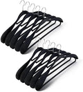 10 Pack Black Velvet Hangers, Wide Shoulder Suit Hangers for Men by Baseca