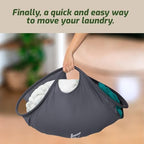 Laundry Turtle Collapsible Laundry Basket for Washer & Dryer (Grey, Large) - Image 3