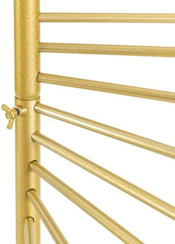 Spiral Freestanding Scarf Display Rack, Iron Gold Retail Tie Rack Belt Display, Scarf Holder Scarf Hanger for Clothing Store Bedroom Business - Image 5