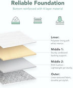 13x15x13 Inch Large Storage Bins with Cotton Rope Handles 6-Pack - Image 4