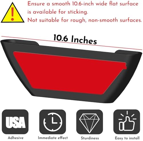 Universal Pot Lid Organizer for Cabinet - Upgraded Patented Niceyos 6 Pack Pan Lids Organizers Inside Door Wall Mount Pots Top Storage Rack Holder Kitchen, Fits 6" to 13" (Black) - Image 3