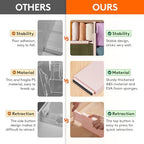 Lifewit 4" High Upgrade Drawer Divider, Adjustable Drawer Organizer Clothes - Image 4