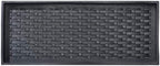 HF by LT Jumbo Basketweave Deluxe Rubber Boot Tray, 34 x 14 inches, Heavy Duty Vulcanized Rubber Design, One-Piece Seamless Construction, Year Round Use Indoors or Outdoors, Black by HFbyLT