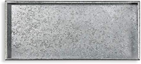 Good Directions Medium Boot Tray, Double Circles Multi-Purpose All Weather Decorative Boot Tray, Shoes, Plants, Garage, Patio Door, Pet Bowls, 30 inch Entry Indoor Shoe Tray, Galvanized Gray - Image 3