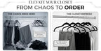 Velvet Pants Skirt Hangers with Clips - Pack of 20 Black Shirt Clothes Felt Non Slip Heavy Duty Slim Hanger Set for Skirts Pant Suit Shorts Women Dress,Space Saving with Two Metal Clip - Image 4
