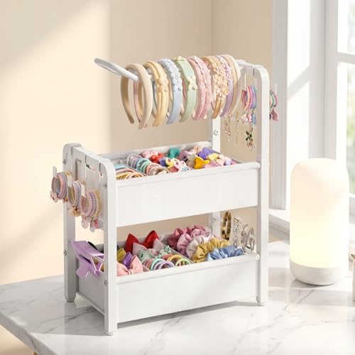 HOOBRO Headband Holder Stand for Girls Women, Hair Accessories Organizer - Image 5