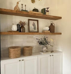 ROGMARS 36 Inches Long Walnut Floating Shelves by 100RealSolidWood