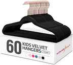 House Day Velvet Kids Hangers 60 Pack, Premium Children Hangers for Closet by HOUSEDAY