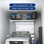 FLEXIMOUNTS 4x4 Overhead Garage Ceiling Storage Rack Organization, Black - Image 6