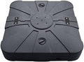 EliteShade USA 33" x 33" Offset Patio Umbrella Base Sand/Water Filled Square Umbrella Stand,Black by EliteShade