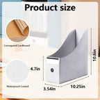 Kraft Magazine File Holder Document Folders Organizer 24 Pack - Image 2