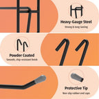 HUHOLE 50 Pack 6 Inch Wire Gridwall Hooks - Image 4
