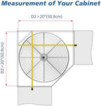 JOWBOOW 18" Chrome Corner Cabinet Lazy Susan, Full Circle Corner Cabinet Lazy Susan Replacement Shelves Rotating Rack for Upper Cabinet Kitchen - Image 3