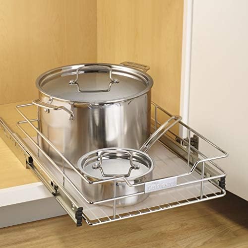 CUISINART 14" Sliding Cabinet Organizer, Chrome Finish - Image 5