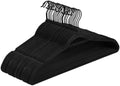 Black Velvet Clothes Hangers 60 Pack, Slim Space Saving Suit Hangers for Closet Organizer, 360° Rotating Black Hooks, Non Slip Clothes Felt Hangers Heavy Duty for Coats,Shirts, Pants, and Dress by SmartHomeforYourFamily