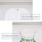 MIZGI Velvet Hangers 30 Pack, Patented Rounded Shoulder Sweater Hangers - Image 4
