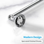 8Pcs Polished Chrome Bathroom Accessories Set Towel Racks for Bathroom - Image 3