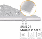 WELLUP Shower Shelf Brushed Nickel 2 Pack,Corner Shower Shelf with 4 Hooks - Image 4