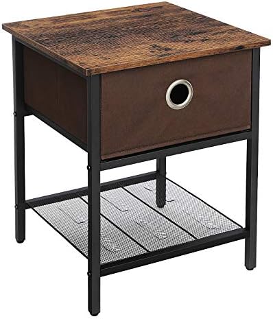 SONGMICS Dresser with 1 Fabric Drawer & 1 Shelf by SONGMICS