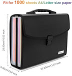 Uquelic 26 Pockets Expanding File Folder, Accordion Document Organizer - Image 3