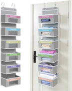 Weekly Clothes Organizer for Kids, Hanging Closet Daily Outfit Storage by Houseables