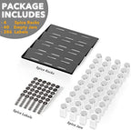 SpaceAid Spice Drawer Organizer with 40 Spice Jars, 386 Spice Labels, 4 Tier Seasoning Rack Tray Insert for Kitchen Drawers, 18.5" Wide x 17.5" Deep - Image 5