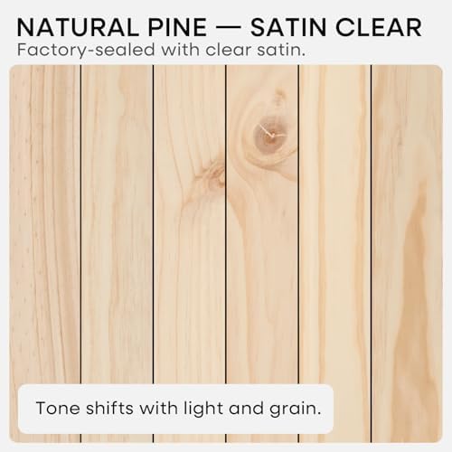 Homeforia 30 Inch Floating Shelves, High-End Solid Pine Wood, Set of 2 - Image 7