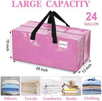 4 Pcs 24 Gallon Extra Large Moving Bags Heavy Duty Storage Bag - Image 3