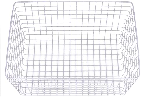 Whitmor 4 Pack Lavender Wire Storage Baskets for Organizing Office, Metal Storage for Pantry, Kitchen Bins & Freezer - Image 3