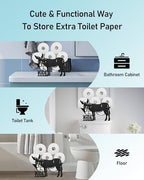 Donkey Toilet Paper Holder Stand, Decorative Toilet Paper Storage - Image 5