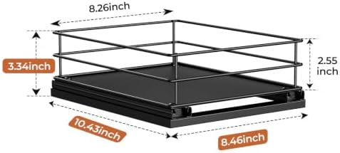 Mystozer Pull Out Spice Rack Organizer for Cabinet, Slide Out Spice Racks - Image 4