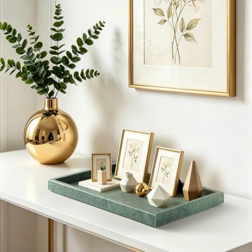 Real Natural Large Marble Tray for Bathroom, Vanity, Kitchen Counter - Image 4
