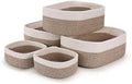 Storage Baskets for Shelves, 5 Pack, 2 Sizes Organizer Bins by Unknown