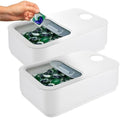 Large Laundry Pods Container with Slide Lid, 2 Pack 15 x 8.7 x 4.5 In by Skywin