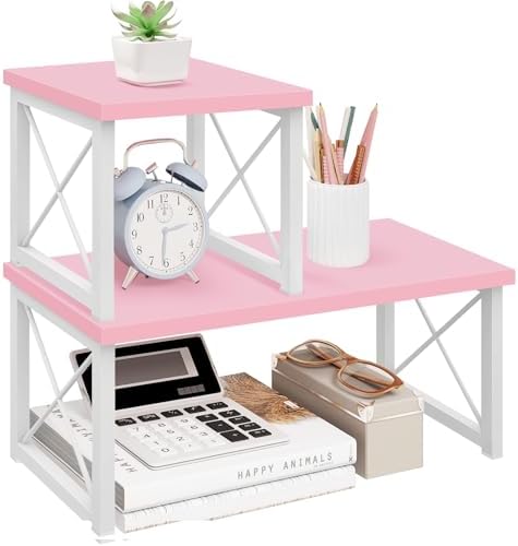 ELITEROO Desktop Shelf, 2 Tier Independent Stackable Desk Stand by ELITEROO